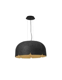 Lampara de techo Mute 20104DA Faro gris oscuro-marron led 24w 4000k dimable, Lámparas modernas