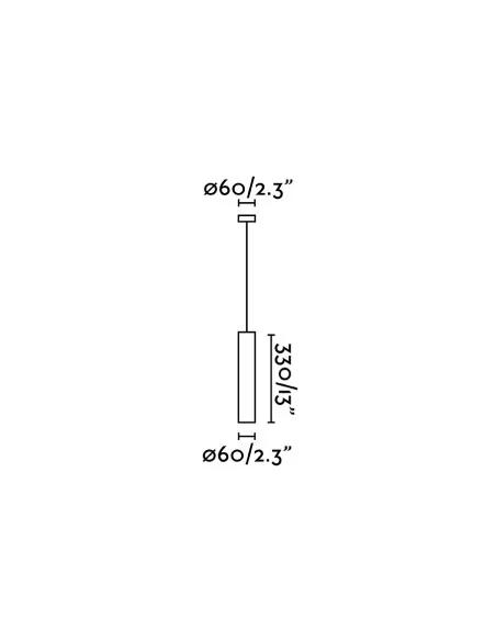 Lampara de techo Stan 43755 Faro negro 1xgu10, Suspensión