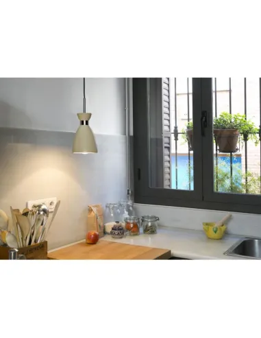 Lámpara colgante FARO RETRO 20016 beige E14, Lámparas modernas