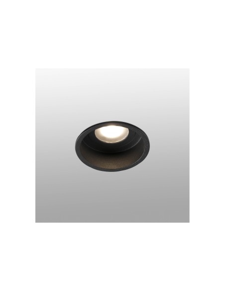 Empotrables HYDE 40115 FARO negro redondo fijo gu10, Lámparas modernas
