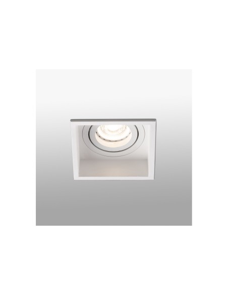 Empotrables HYDE 40120 FARO blanco cuadrado orientable gu10, Lámparas modernas