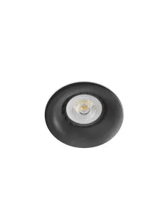 Foco empotrable Neon 43409 Faro redondo negro 1xgu10-mr16-led, Lámparas modernas