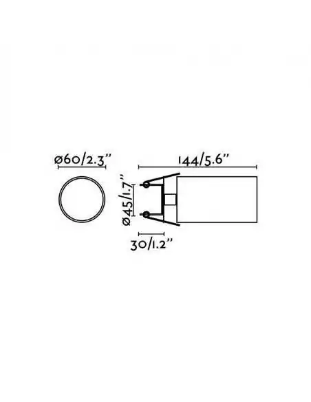 Foco empotrable Stan 43752 Faro blanco 1xgu10, Lámparas modernas