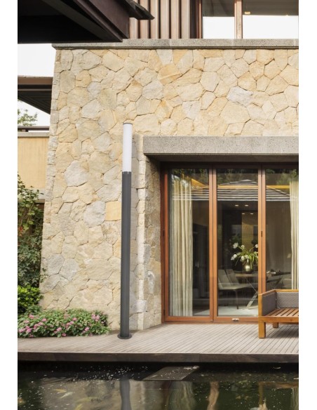 Farola TRAM 75532 FARO gris oscuro led 36w altura 250cm, Farolas jardin
