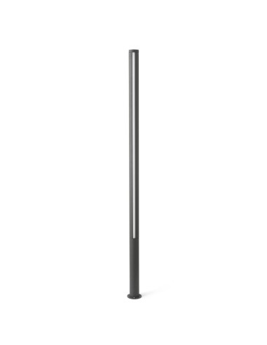 Farola GROP 75602 FARO gris oscuro led 27w 3000k altura 200cm, Farolas jardin