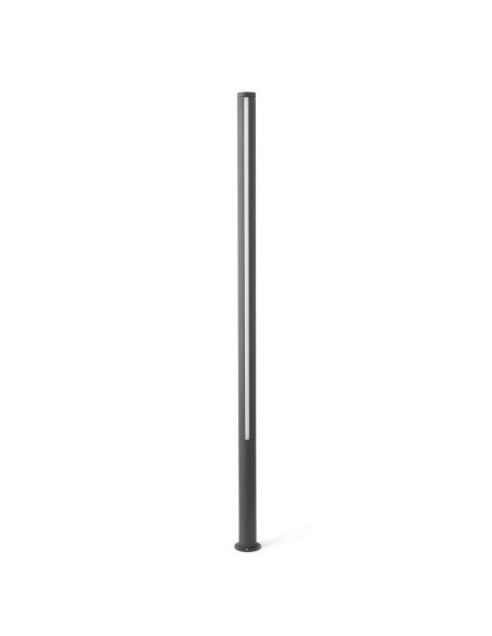 Farola GROP 75602 FARO gris oscuro led 27w 3000k altura 200cm, Farolas jardin