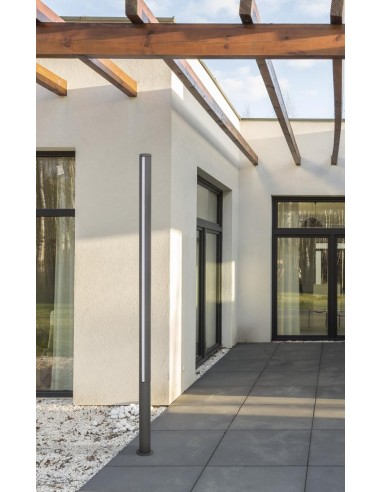 Farola GROP 75602 FARO gris oscuro led 27w 3000k altura 200cm, Farolas jardin