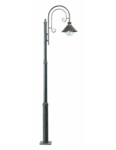 Farola FARO NAUTICA 71116 nautica-7 2.20m marron oxido 1l e27 - Farolas exterior, Farolas jardin
