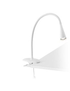 Flexo led de pinza FARO LENA 52059 blanco 5w 4000k, Lámparas modernas