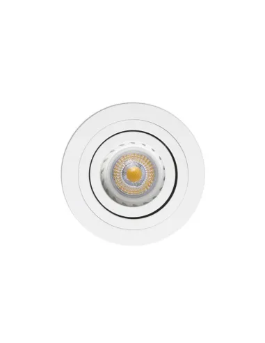 Foco empotrable FARO RADON 43398 orientable blanco GU10, Lámparas modernas