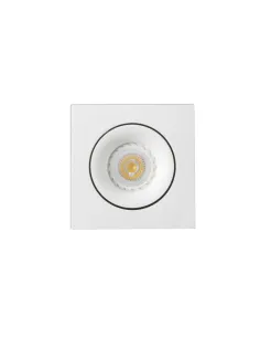 Foco empotrable FARO ARGON 43402 orientable cuadrado blanco GU10, Lámparas modernas