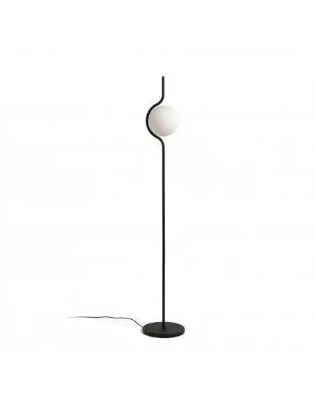 Lampara de pie Le vita 29698 Faro negro dimable led 6w 2700k, Lámparas modernas