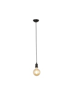 Lámparas colgantes ART 65134 FARO negro 1xe27 2m cable, Lámparas rústicas