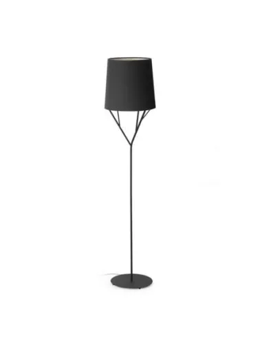 Pie de salón moderno FARO TREE 29868 tree 1l e27 negro - Pies de salón, Lámparas modernas