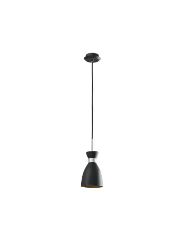 Lámpara de techo RETRO 20050 FARO negro oro 1xe14, Lámparas modernas