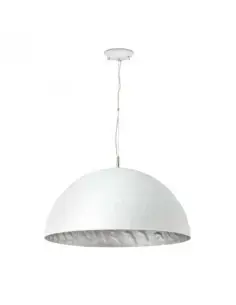 Lámpara de techo moderna FARO MAGMA 28398 magma-p 3l e27 blanco-plata ø70 cm, Lámparas modernas