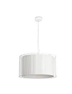 Lámpara colgante moderna FARO LINDA 29309 linda 1l e27 blanco - Lámparas modernas, Lámparas modernas
