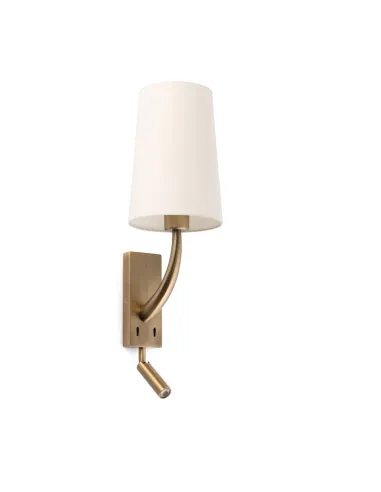 Estructura para apliques de pared 29683 REM FARO oro viejo 1e27 con lector led, Otros accesorios