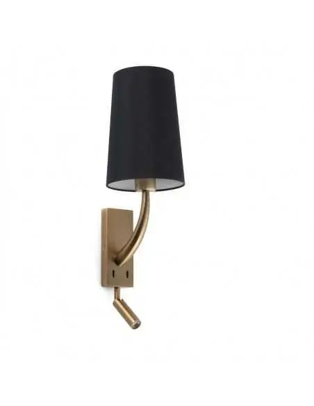Estructura para apliques de pared 29683 REM FARO oro viejo 1e27 con lector led, Otros accesorios
