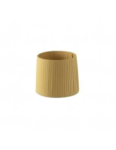 Pantalla encintada Encintada 2P0626 Faro e27 ø250*200*ø200 amarillo, Pantallas 25 cm