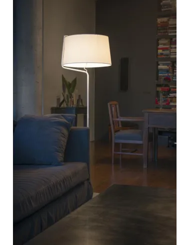 Lámpara de pie BERNI 29335 FARO blanco e27, Lámparas modernas