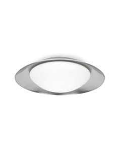 Plafones de techo SIDE 62145 FARO ø45cm blanco-niquel mate led 20w 3000k, Plafones de techo