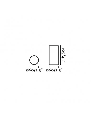 Plafon de techo Stan 43746 Faro blanco 1xgu10, Superficies