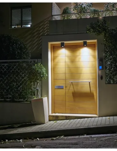 Plafón exterior TAMI 70799 FARO gris oscuro led 12w 3000k, Plafones exterior