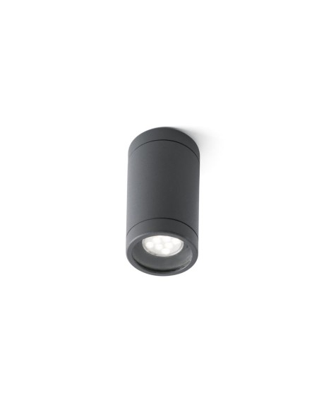 Plafón exterior OLOT 71374 FARO superficie gris oscuro gu10, Plafones exterior
