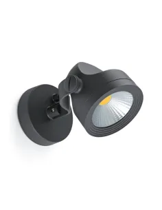 Proyector exterior ALFA 70025 FARO gris oscuro led 15w 3000k, Proyectores exterior