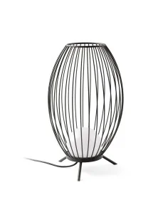 Sobremesa exterior Cage 75608 Faro gris oscuro led 12w 2700k, Sobremesas exterior