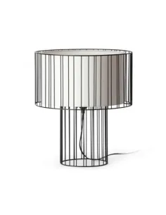 Sobremesa moderno FARO LINDA 29311 linda 1l e27 negro, Sobremesas