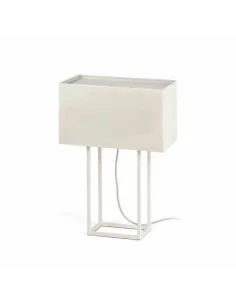 Sobremesa moderno FARO VESPER 29984 vesper blanco e27 - Sobremesas modernos, Sobremesas