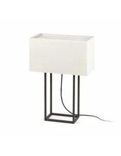 Sobremesa moderno FARO VESPER 29985 vesper marron e27 - Sobremesas, Sobremesas