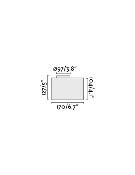 Caja de empotrar Caja 71703 Faro para tras ref 71701-71702, Tiras de leds y accesorios exterior