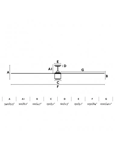 Ventilador attos 33494 faro ø213cm blanco led 20w 3000k, Ventiladores faro