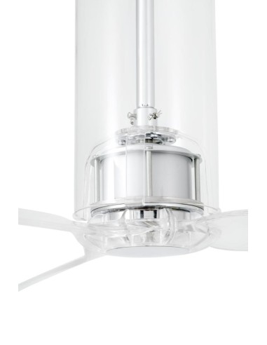 Ventiladores de techo TUBE 33374 FARO motor DC ø128cm cristal, Ventiladores sin luz