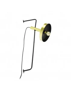 Aplique de pared Whizz 20165-96 Faro 1 x e27 oro negro, Lámparas modernas