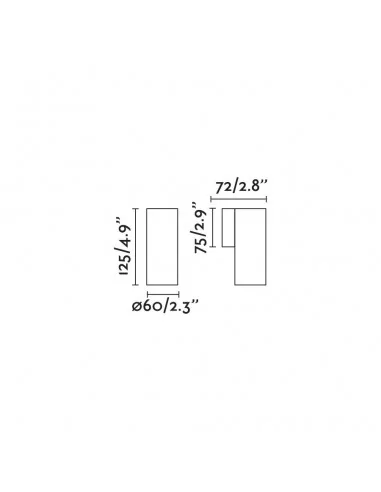 Aplique de pared Stan 43759 Faro oro satinado 1xgu10, Lámparas modernas