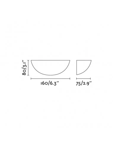 Aplique de pared Cove 63480 Faro blanco yeso 4w 3000k, Lámparas modernas