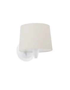 Aplique de pared Conga 64306-02 Faro blanco p. e27 ø215*160*ø190 beige, Lámparas modernas