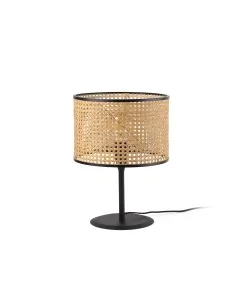 Lámpara sobremesa Mambo 64311-48 Faro negro p. ratan e27 ø320*213*ø320, Sobremesas