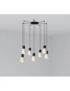 Lampara colgante Kombo 68592-7L Faro beige ø120 1x e27 7l, Lámparas modernas