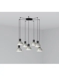 Lampara colgante Kombo 68593-7L Faro gris ø200 1x e27 7l, Lámparas modernas
