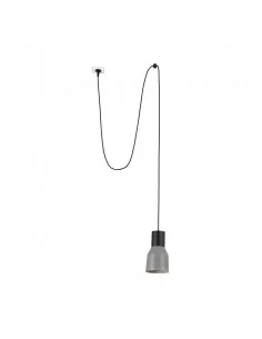 Colgante con enchufe Kombo 68604-62 Faro con clavija gris ø120 1x e27, Lámparas modernas