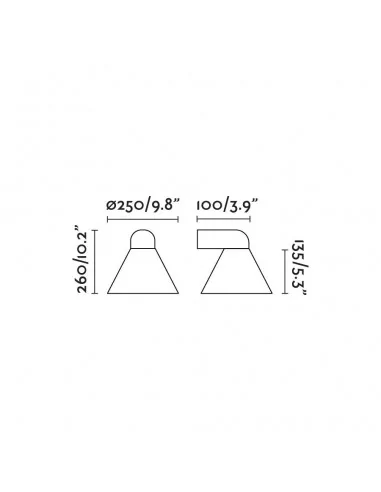 Aplique exterior Pals 70291 Faro gris oscuro 1xe27, Apliques exterior