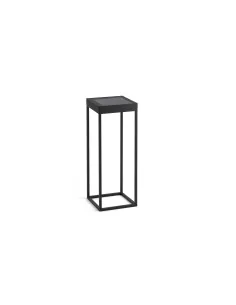 Lámpara portátil exterior Kasp 71912 Faro portatil carga solar h.30 negro, Sobremesas exterior