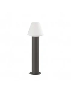 Baliza exterior Mistu 74434B-02 Faro gris oscuro h610 1xe27 max 15w, Balizas exterior