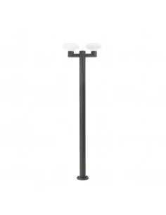 Farola Blubs 74435F2-03 Faro gris oscuro2xe27 max 15w, Farolas jardin