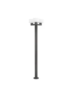 Farola Muffin 74436F3-04 Faro gris oscuro 3xe27 max 15w, Farolas jardin